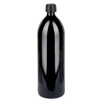 Bild Runde Flasche Violettglas 1000ml
